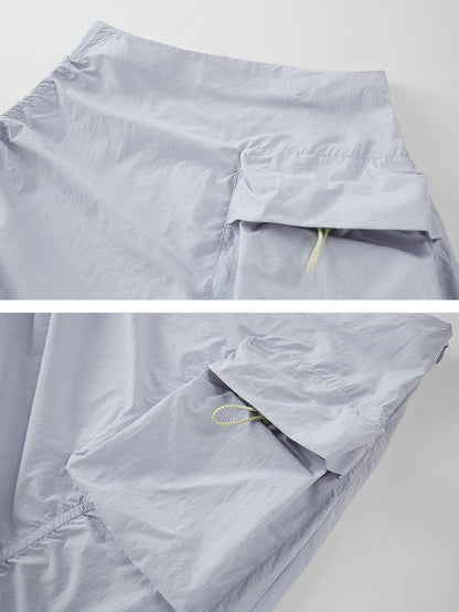 DIDDI MODA Colorblock Drawstring Lightweight Women&