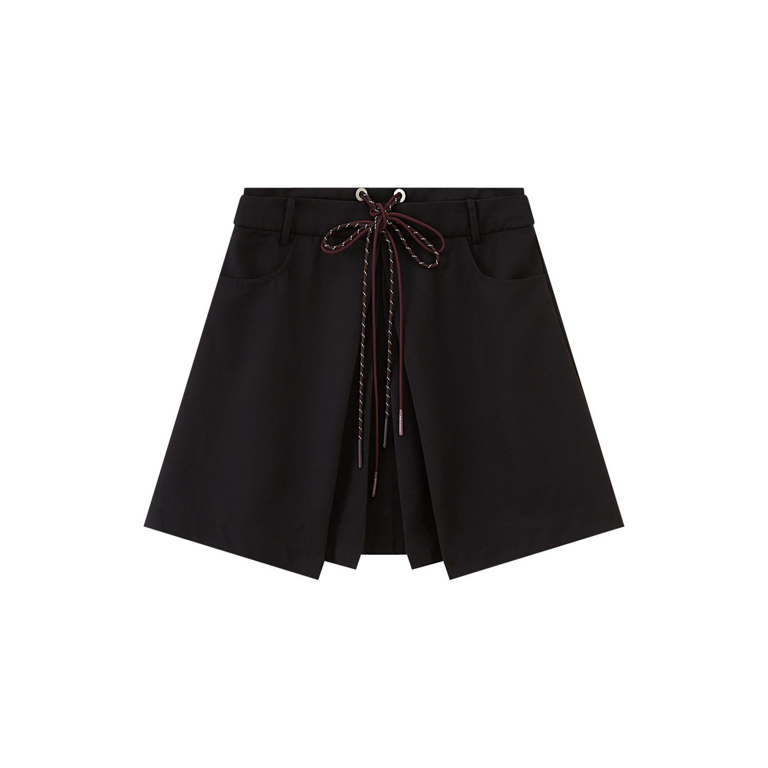 DIDDI_MODA_Colorblock_Tie_Waist_Pleated_Women&