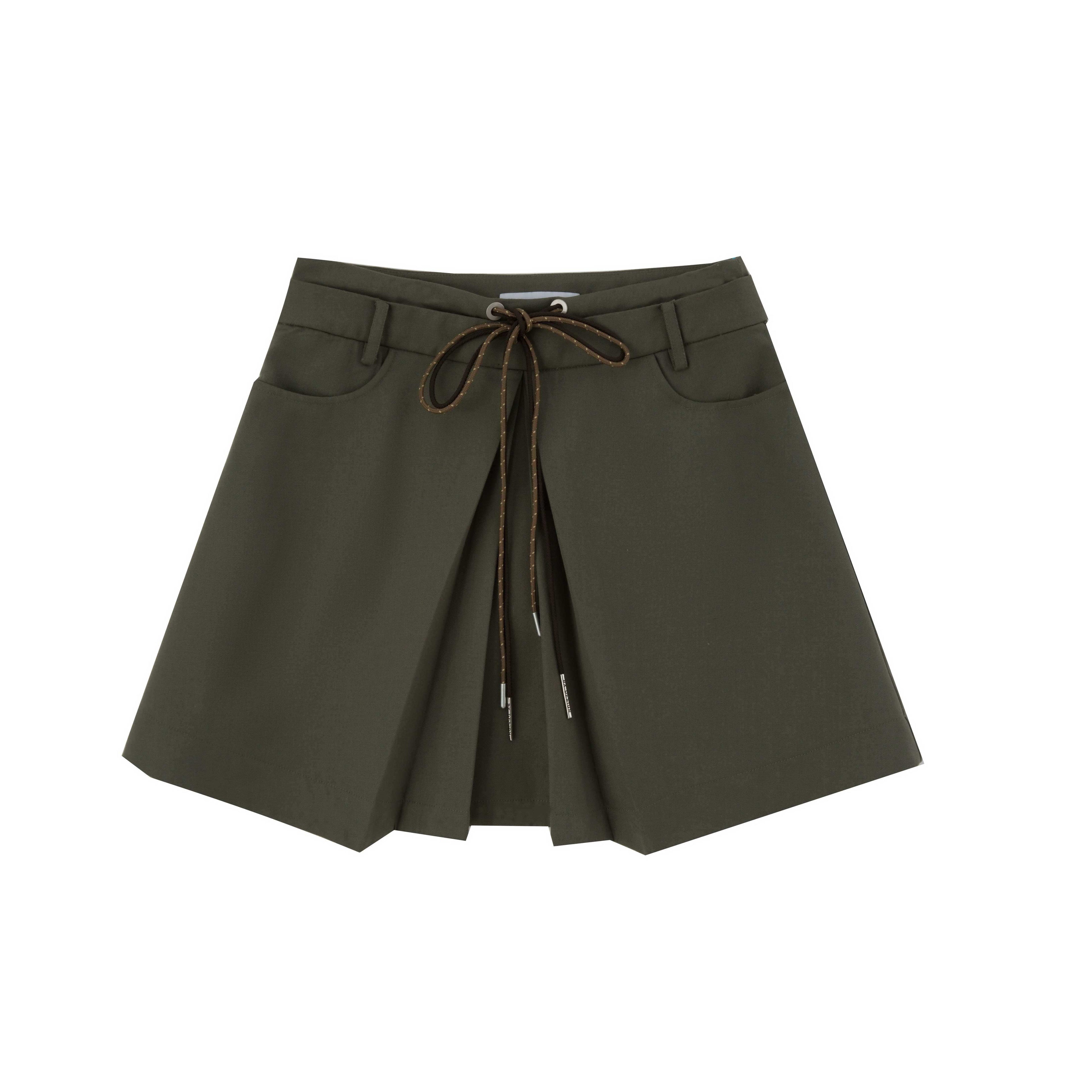 DIDDI_MODA_Colorblock_Tie_Waist_Pleated_Women&