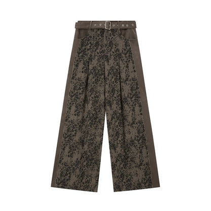 DIDDI_MODA_Contrast_Belt_Leopard_Print_Wide_Leg_Loose_Casual_Women&