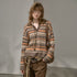 DIDDI_MODA_Contrast_Striped_Cable_Knit_V-neck_Loose_Pullover_Women&