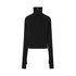 DIDDI_MODA_Cropped_Zipper_Stand_Collar_Slim_Women&