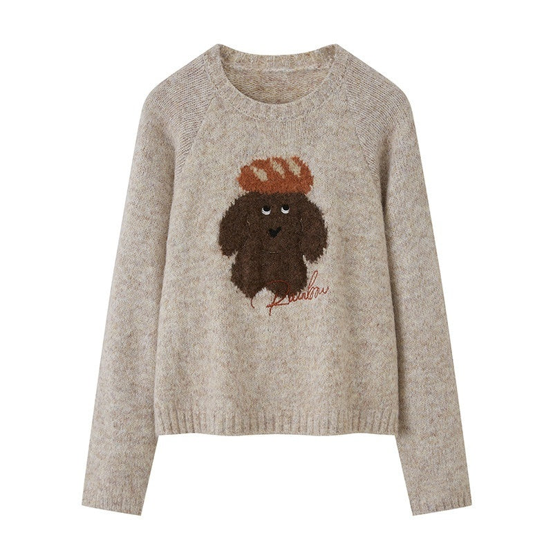 DIDDI_MODA_Cute_Hooded_Puppy_Faux_Layered_Women&