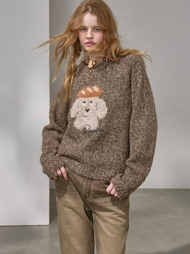DIDDI MODA Cute Hooded Puppy Faux Layered Women&