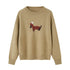 DIDDI_MODA_Dachshund_Round_Neck_Loose_Soft_Women&
