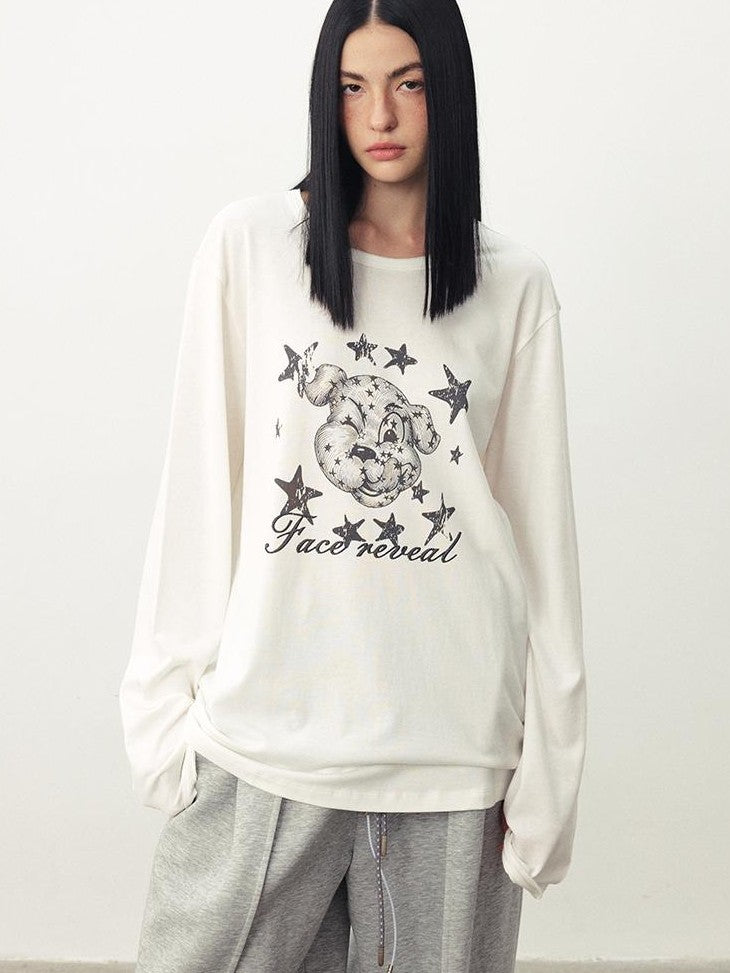 DIDDI MODA Distressed Fun Print Linen Blend Women&