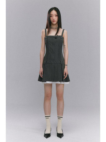 DIDDI MODA Embossed Ruching Spliced Asymmetrical Neck Women&