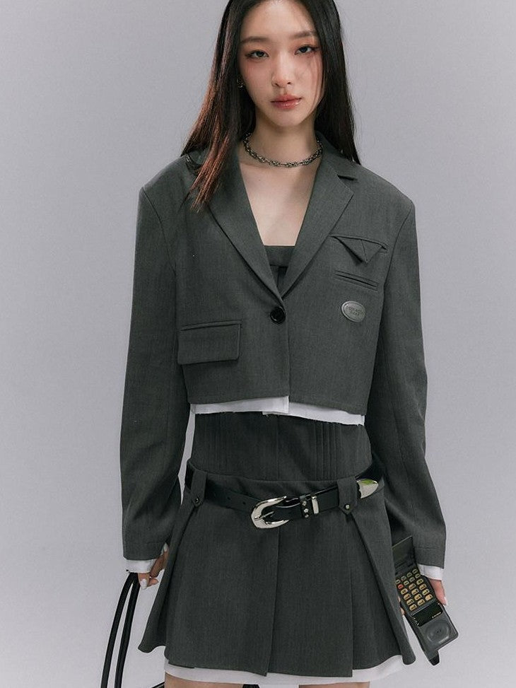DIDDI MODA Embossed Ruching Spliced Asymmetrical Neck Women&