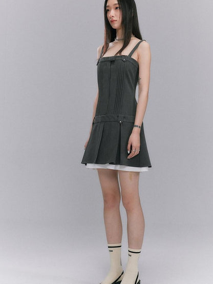 DIDDI MODA Embossed Ruching Spliced Asymmetrical Neck Women&