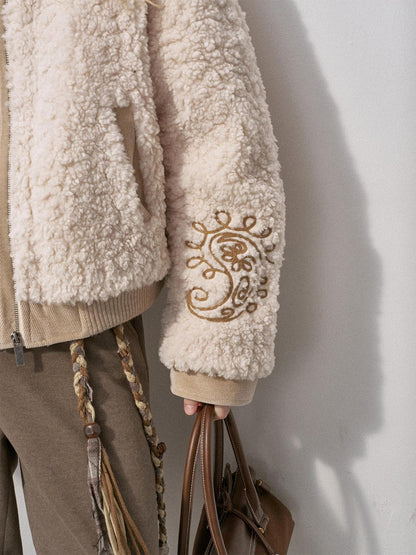 DIDDI MODA Embroidered Zip Loose Women&