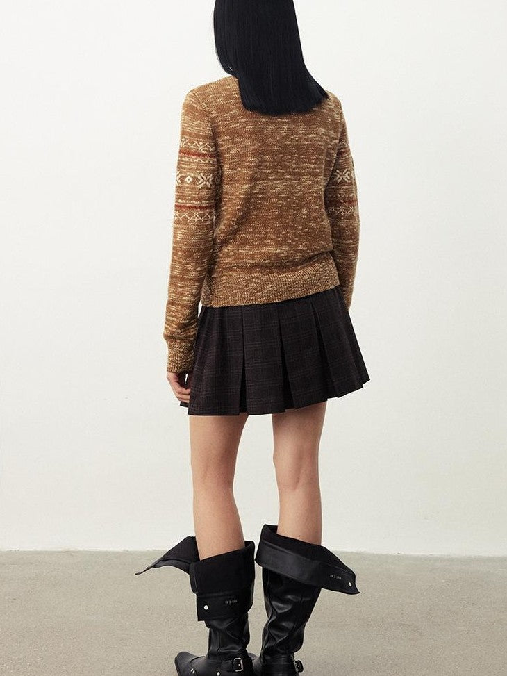 DIDDI MODA Fair Isle Pony Print Women&