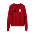 DIDDI_MODA_Faux_Mink_Puppy_Jacquard_Round_Neck_Pullover_Loose_Women&