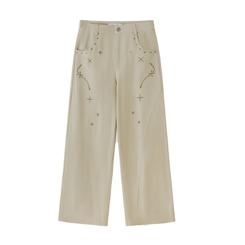 DIDDI_MODA_Faux_Rhinestone_Drapey_High_Waist_Relaxed_Women&