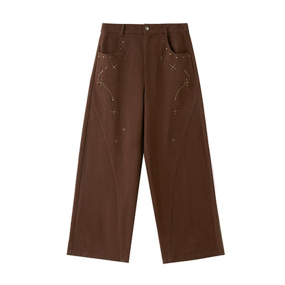 DIDDI_MODA_Faux_Rhinestone_Drapey_High_Waist_Relaxed_Women&