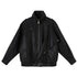 DIDDI_MODA_Faux_Suede_Contrast_Lapel_Half_Zipper_Women&