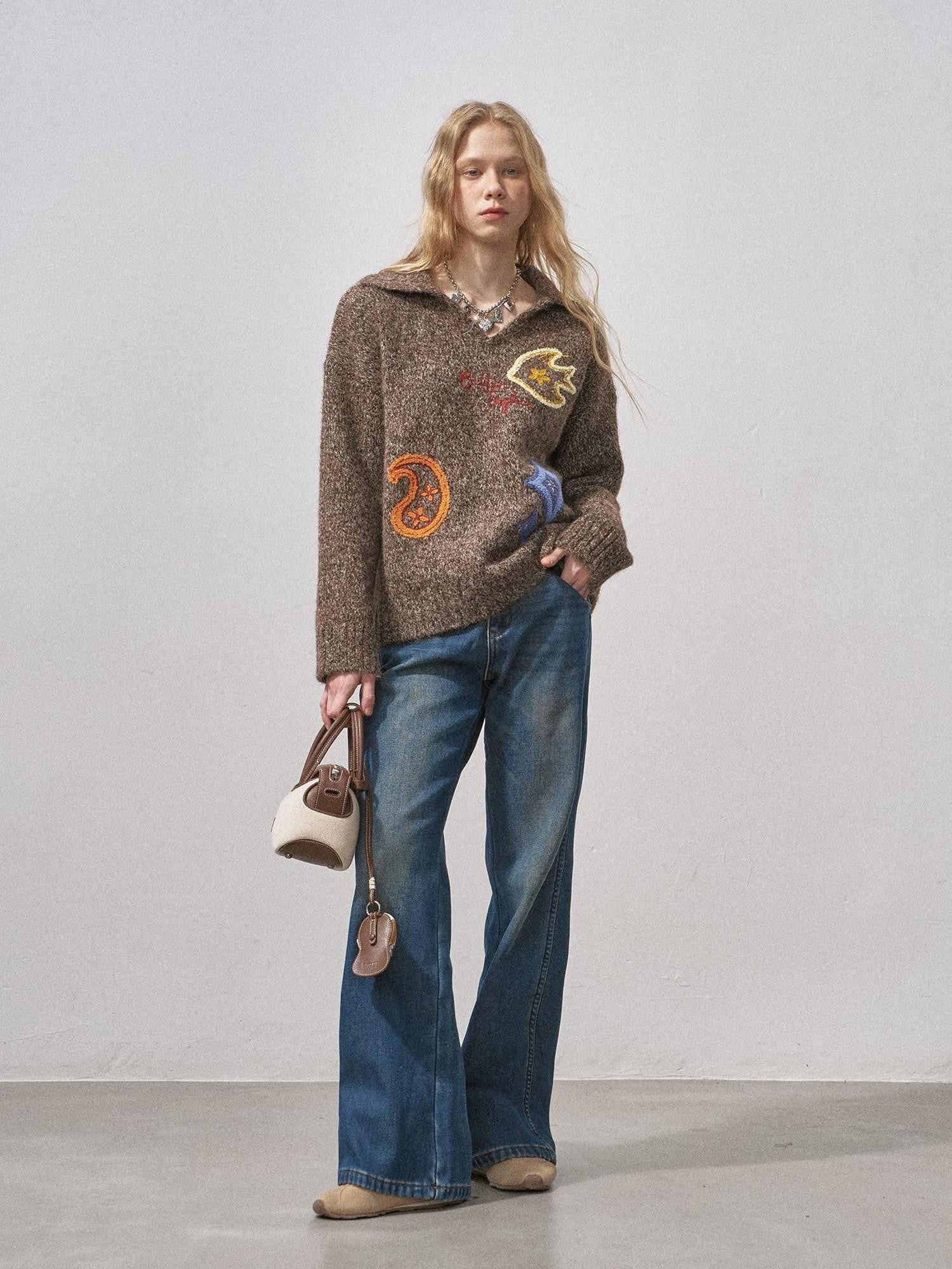 DIDDI MODA Fleece Lined Mid Rise Button Fly Women&