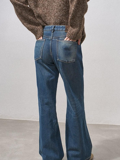 DIDDI MODA Fleece Lined Mid Rise Button Fly Women&