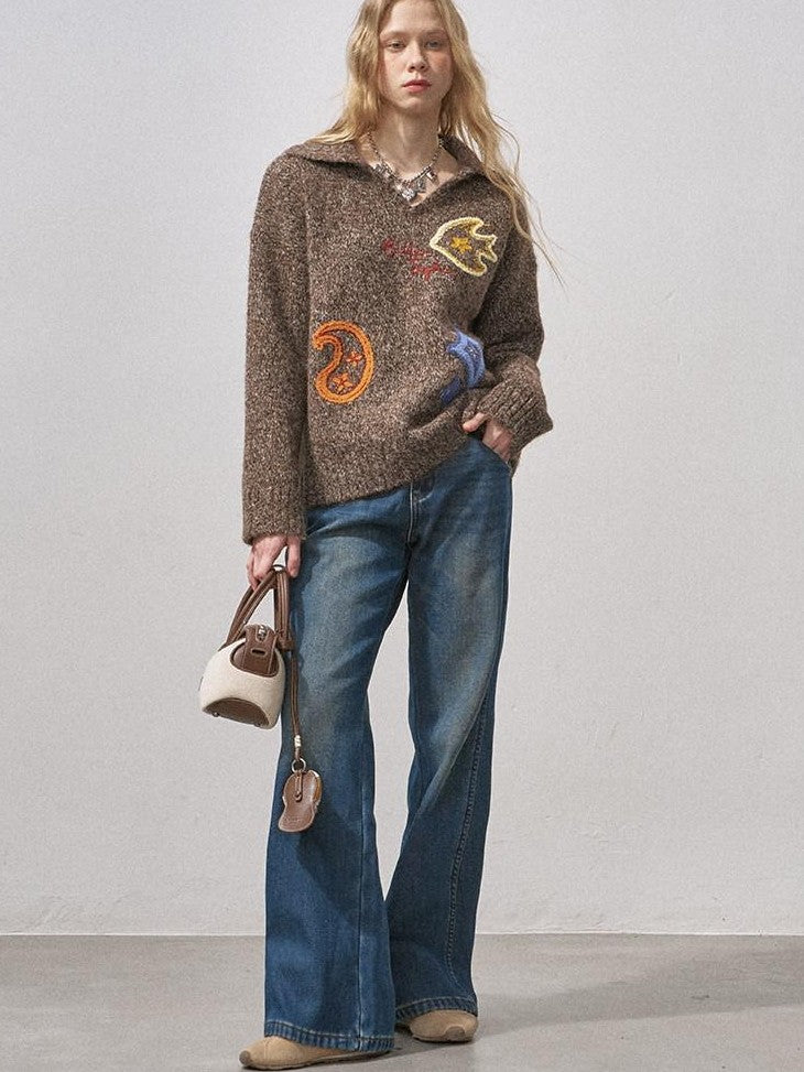 DIDDI MODA Fleece Lined Mid Rise Button Fly Women&