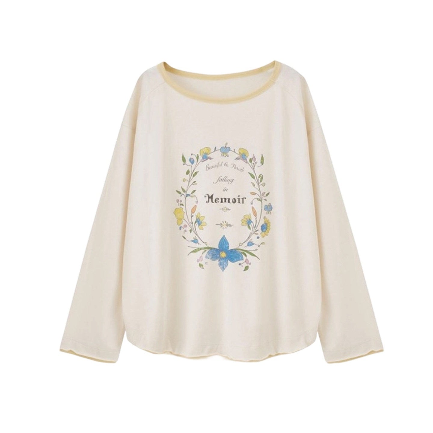 DIDDI_MODA_Floral_Wreath_Rose_Denim_Figure_Print_Women&