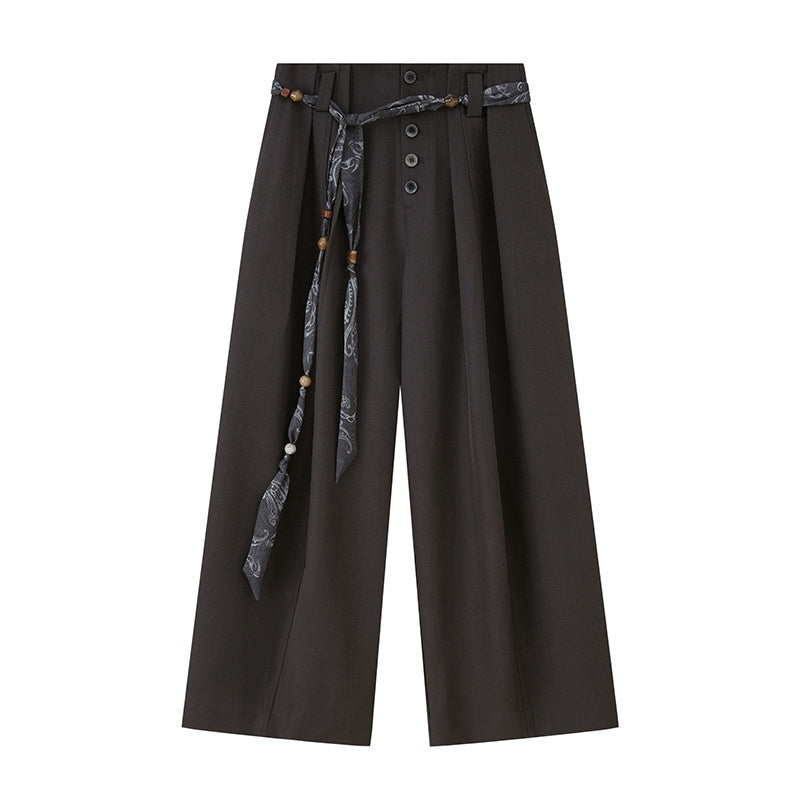 DIDDI_MODA_Flowy_Button_Pleated_Cargo_Women&