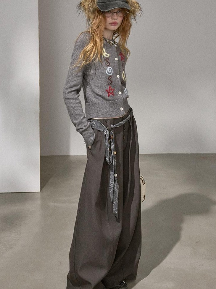 DIDDI MODA Flowy Button Pleated Cargo Women&