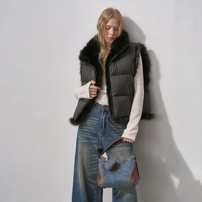 DIDDI_MODA_Fluffy_Eco_Faux_Fur_Two_Way_U_Neck_Single_Breasted_Women&