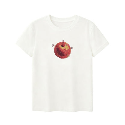 DIDDI_MODA_Fruit_Rhinestone_Crew_Neck_Slim_Fit_Women&