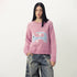 DIDDI_MODA_Funny_Cat_Jacquard_Loose_Fit_Wool_Blend_Women&