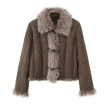 DIDDI_MODA_Fuzzy_Patchwork_Straight_Street_Style_Women&