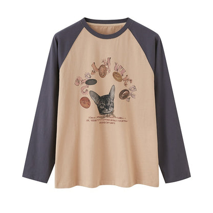 DIDDI_MODA_Gold_Coin_Cat_Print_Tie_Waist_Square_Neck_Women&