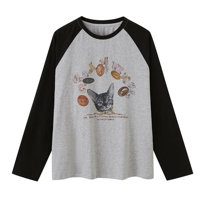 DIDDI_MODA_Gold_Coin_Cat_Print_Tie_Waist_Square_Neck_Women&
