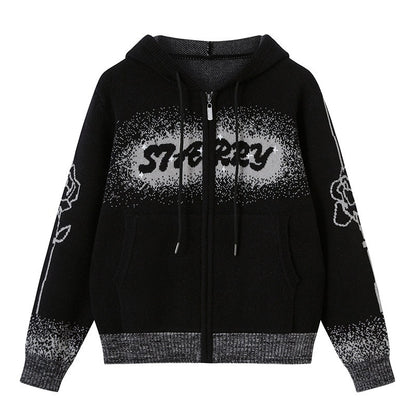 DIDDI_MODA_Gradient_Knit_Hooded_Loose_Women&