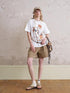 DIDDI MODA Gray And Khaki Printed Straight Leg Women&