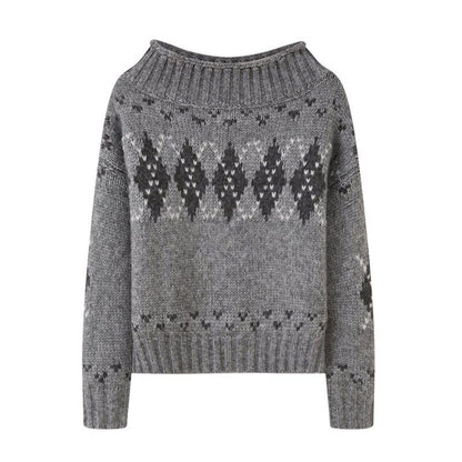 DIDDI_MODA_Jacquard_Diamond_Patchwork_Women&