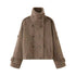 DIDDI_MODA_Khaki_Curved_Cut_Parka_Women&