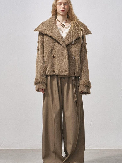 DIDDI MODA Khaki Curved Cut Parka Women&