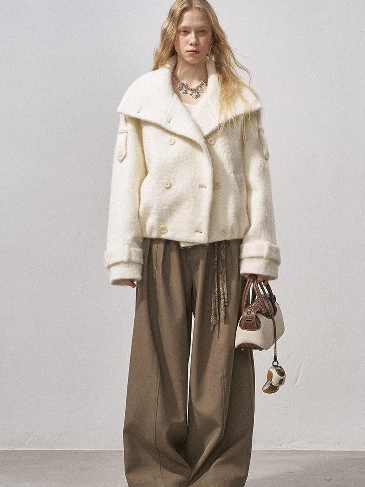 DIDDI MODA Khaki Curved Cut Parka Women&