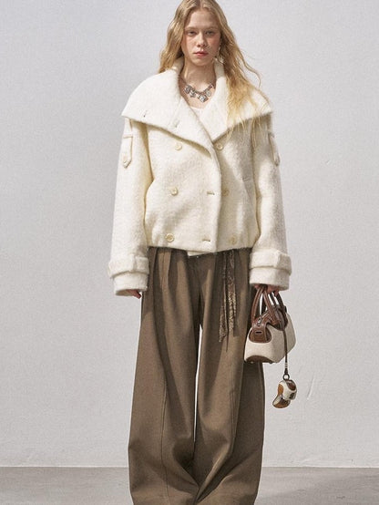 DIDDI MODA Khaki Curved Cut Parka Women&