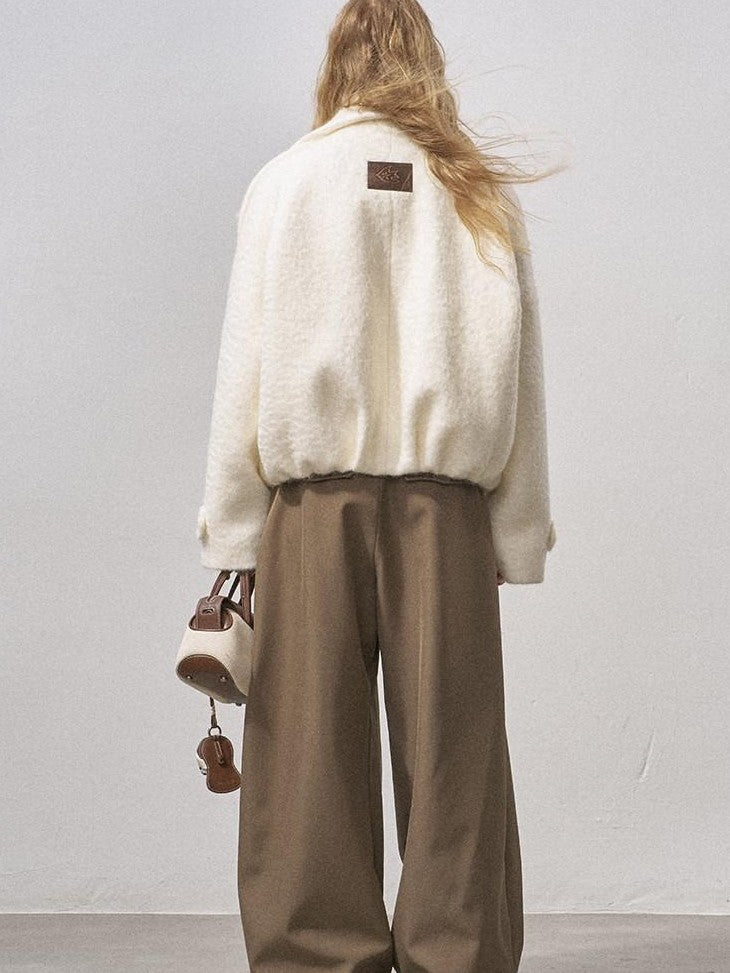 DIDDI MODA Khaki Curved Cut Parka Women&