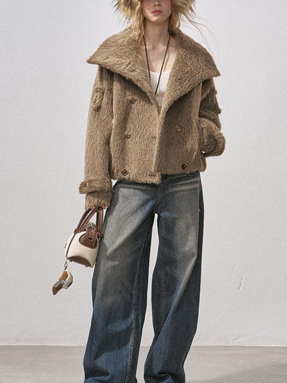 DIDDI MODA Khaki Curved Cut Parka Women&