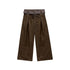 DIDDI_MODA_Khaki_Striped_Casual_Natural_Waist_Women&