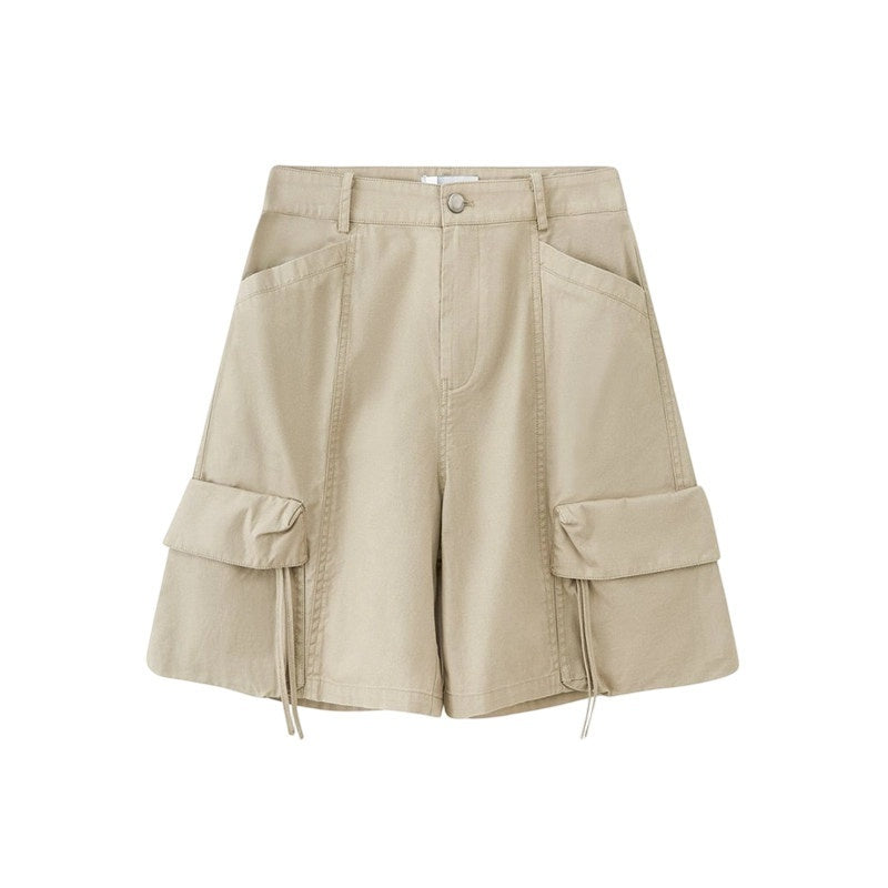 DIDDI_MODA_Khaki_Washed_Large_Multi_Pocket_Cargo_Women&