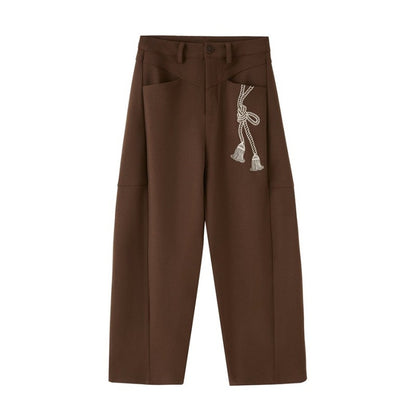 DIDDI_MODA_Knot_Lace_Up_Embroidered_Scimitar_Cut_Women&