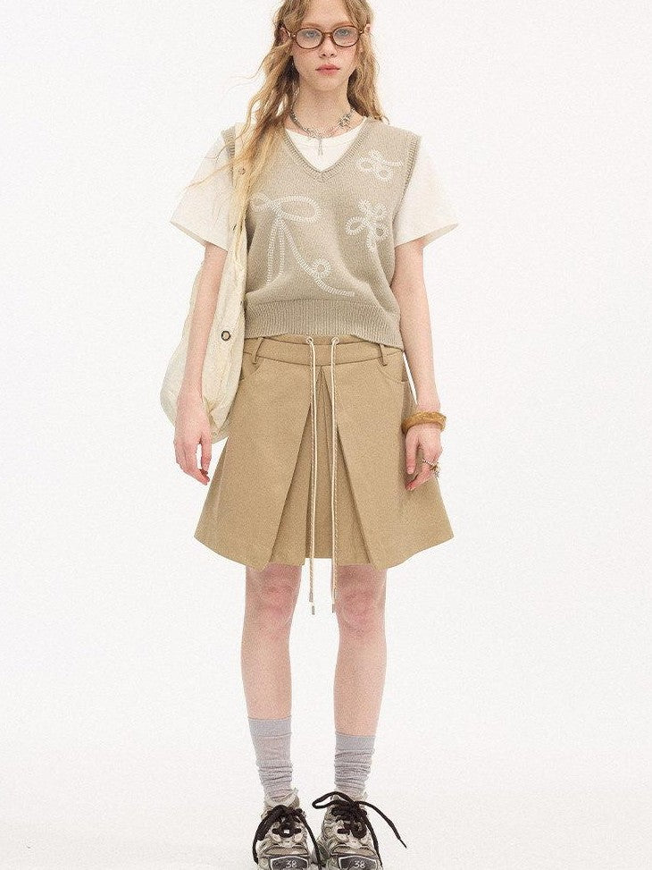 DIDDI MODA Lace Peter Pan Collar Vest Women&