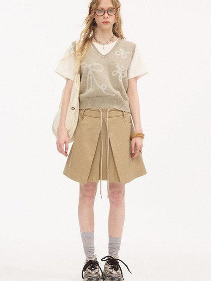 DIDDI MODA Lace Peter Pan Collar Vest Women&