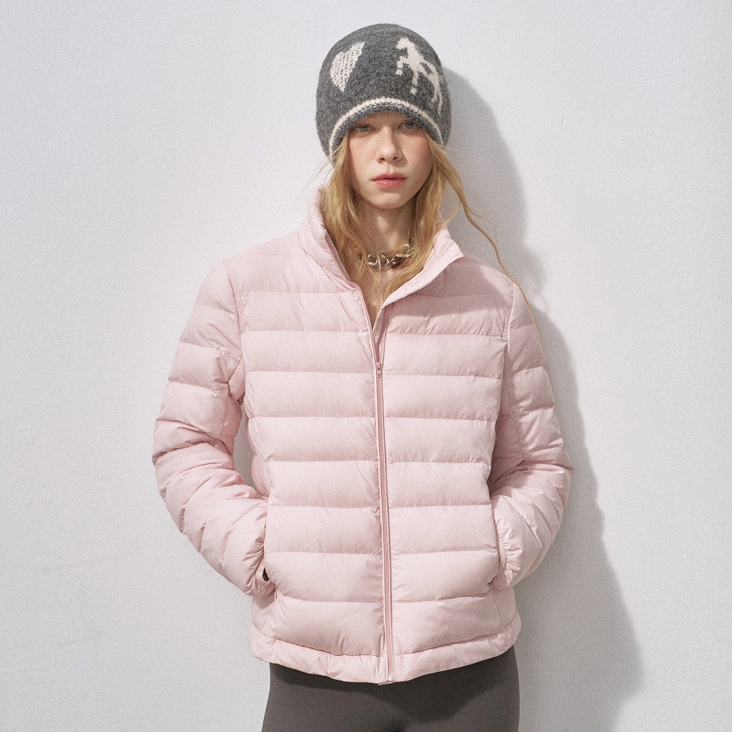 DIDDI_MODA_Lily_Pink_Ribbed_Quilted_Slim_Fit_Women&