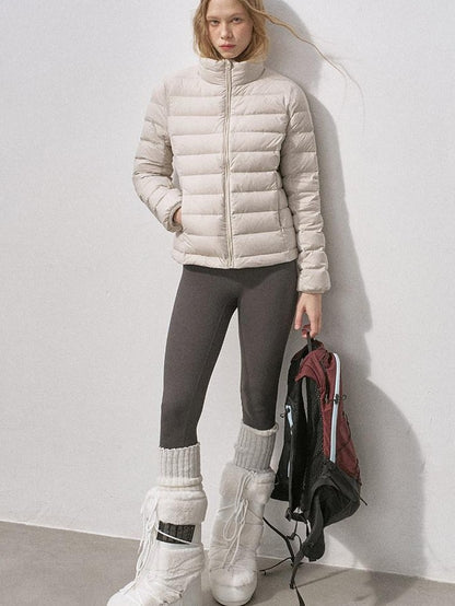 DIDDI MODA Lily Pink Ribbed Quilted Slim Fit Women&