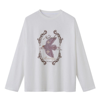 DIDDI_MODA_Long_Sleeve_Crewneck_Loose_Fit_Printed_Women&