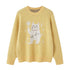 DIDDI_MODA_Magic_Cat_Cartoon_Soft_Oversized_Pullover_Women&