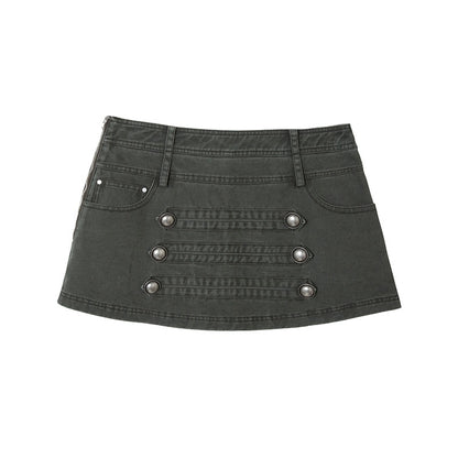 DIDDI_MODA_Napoleon_Double_Waistband_Double_Row_Buttons_Low_Waist_Women&